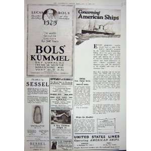   1922 American Ship Bols Gin Sessel Pearls