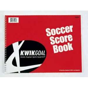 Oversized Soccer Score Book