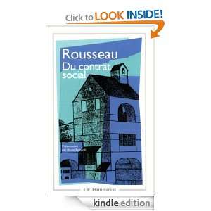 Du contrat social (French Edition) Jean Jacques Rousseau  