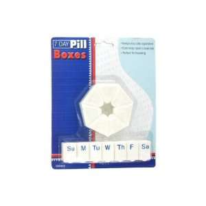  New   2 pack of seven day pill boxes   Case of 72 