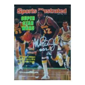 Signed Johnson, Magic (Los Angeles Lakers) Sports Illustrated 6/4/84