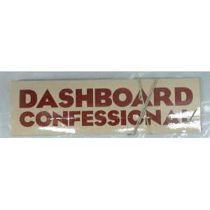 Dashboard Confessional 2x8 Music Sticker 