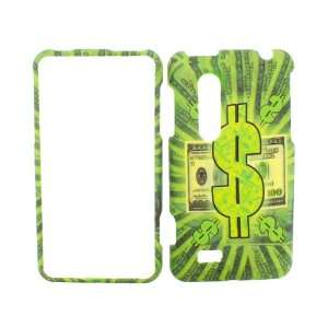  LG THRILL 4G ONE HUNDRED DOLLAR SIGN RUBBERIZED COVER HARD 