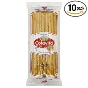 Colavita Pasta Long Ziti, 16 Ounce (Pack of 10)  Grocery 