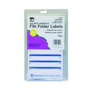   Labels, 0.56 x 3.43 Inches, Blue, 248/box (45215)