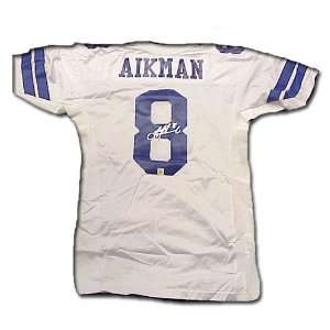  Troy Aikman Signed Authentic Cowboys Jersey    White 