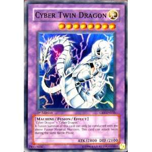   Foil Card   Cyber Twin Dragon Super Card    Toys & Games