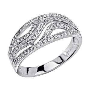   Waves Shimmering Designer Couture Band The World Jewelry Center