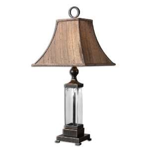 Uttermost 31 Inch Bartlet Lamp In Combination Of Mouth Blown Glass w 