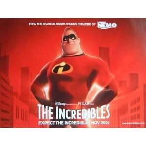  Incredibles. The (Original British Quad Movie Poster 