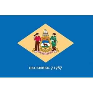  Delaware Flag 4X6 Foot Nylon PH Patio, Lawn & Garden