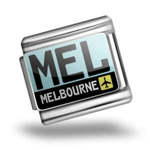  Italian Charms Original Airport code MEL / Melbourne 