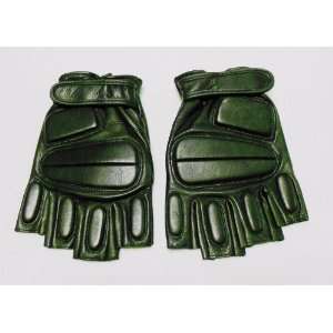 Tactical Rappelling Gloves Fingerless w/ Leather Strap Closure  Gems 