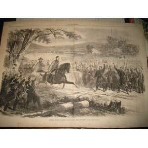   War Engraving General McClellan Taking Leave Of His Army Nov. 10,1862
