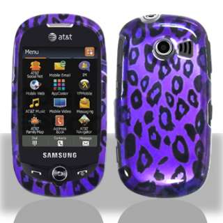 Samsung Flight II 2 A927 SGH A927 PURPLE BLACK LEOPARD  