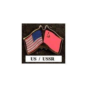  United States Russia Friendship Lapel Pin 