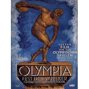  OLYMPIA FEST DER VOELKER FILM DOCUMENT OLYMPICS GAMES BERLIN 
