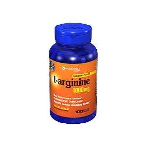  L Arginine 1000 mg 1000 mg. 100 Tablets Health & Personal 