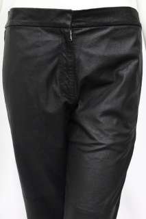 Maison Martin Margiela womens leather haram black cuffed pants 42 $695 