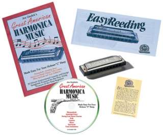HARMONICA STARTER PACKAGE with CD ~HOHNER KIDS~ ages 6+ 048667800908 