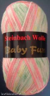 oder soll es bunt sein, dann von Steinbach Wolle die BABY FUN   siehe 