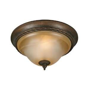  Golden Lighting 3890 13 GB Meridian Flush Mount, Golden 