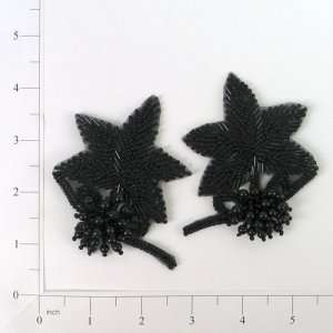  3D Beaded Flower Applique Pack of 2 