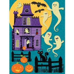   Haunted House Grand Adhesions Dimensional 3D Stickers