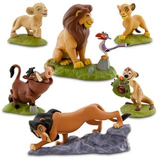   with zazu pumbaa timon and scar scenic display packaging with african