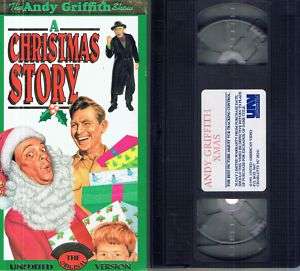   Griffith Show   A Christmas Story VHS unedited 084296052844  