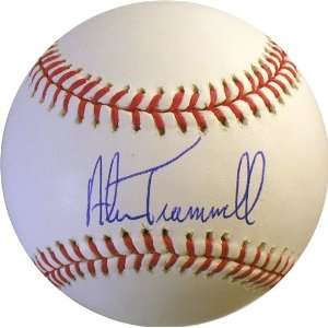  Alan Trammell Autographed/Hand Signed Official MLB 