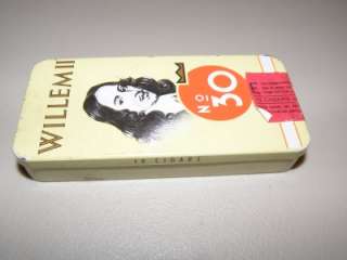 Vintage Willem II #30 cigar tin  