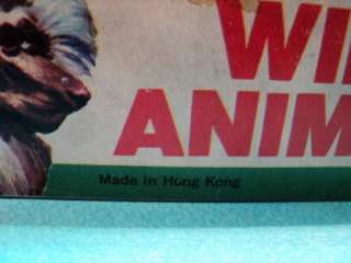 75 WILD ANIMALS SAFARI ZOO BOXED MADE IN HONG KONG 70S  