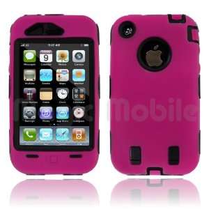  Energy Case for 3g 3gs Iphone   Hot Pink and Black 