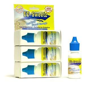  EZ Sweetz (3 Packs 0.5 oz   Liquid Sweetener) Office 