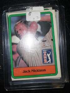 HUGE LOT OF GOLF PGA TOUR TRADING CARDS JACK NICKLAUS  