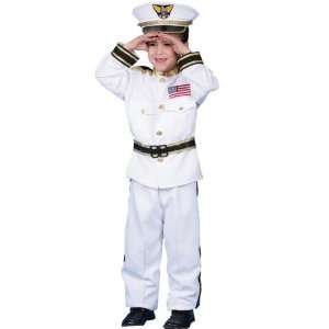  Navy Admiral Costume Child Small 4 6 Toys & Games