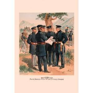  Major General Staff and Line Officers #1 12x18 Giclee on 