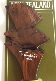 Fantail Piwakawaka New Zealand bird Wood letter opener  