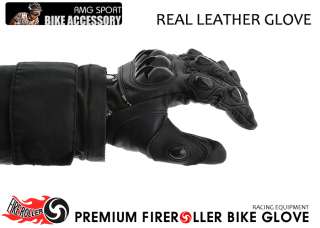 RMG] FireRoller Leather Gloves/Motorcycle/bike/MTB M  