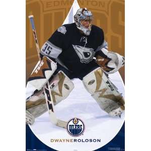    Dwayne Roloson Nhl Poster 22.5X34 Oilers 4078