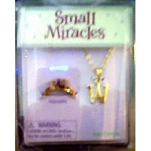  Small Miracles Goldtone W Initial Goldtone with 