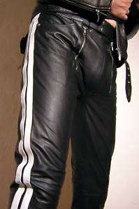 mens leather pants NEW leather trousers/ leather pants black/Lederhose 
