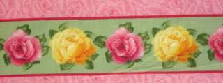 Beautiful Summer Rose Flower Garden Sew Quilt Craft Cotton Panels 