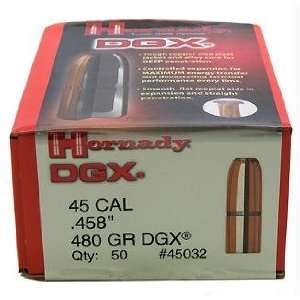 45 Cal .458 480gr DGX /50 