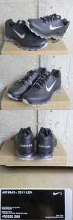   Air Max + 2011 Leather Black Metallic Silver DS Sz 11 new 456325 090