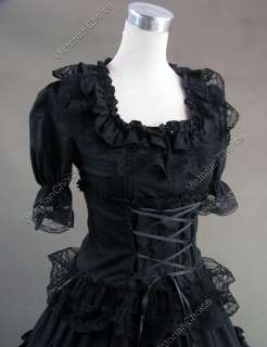 Gothic Lolita Cosplay Dress Ball Gown Prom Punk 091 XL  