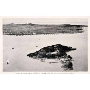  1932 Halftone Print Yerba Buena Goat Island San Francisco 