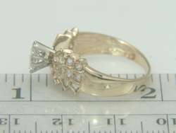 14K Yellow Gold .43ct Marquise Diamond Engagement Ring  