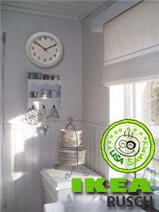 IKEA CONTEMPORARY MODERN DESIGN CLEAR WALL CLOCK TIME  
